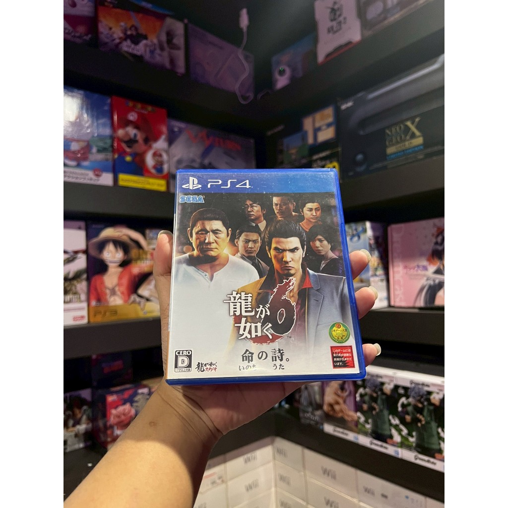 แผ่นเกม Ps4 Yakuza 6 Zone2 มือสอง