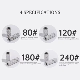 รีฟีล หัวเจียรทราย หัวเจียรกล่อง3ไซส์ สำหรับเปลี่ยนหัวเจียร เครื่องเจียรเล็บ กล่องเล็ก / ใหญ่