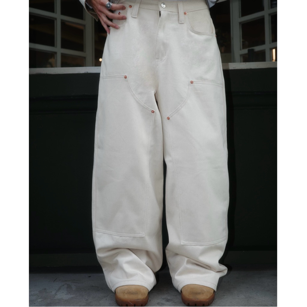 Baggy Double Knees Bade 01 กางเกงยีนส์ทรง Baggy