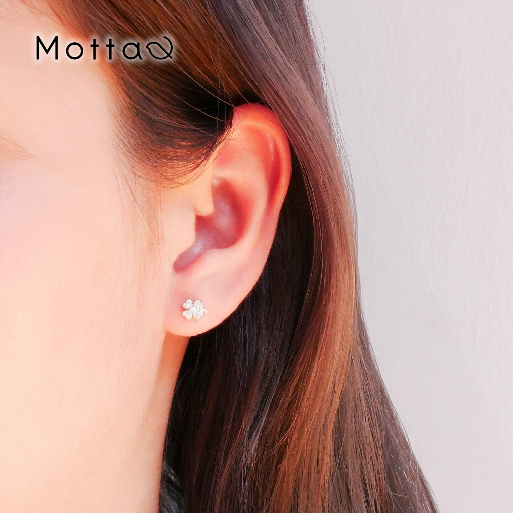 Motta Silver Earring จิวเงินแท้ สไตล์มินิมอล เหมาะกับทุกลุค ใส่ได้ทุกวัน