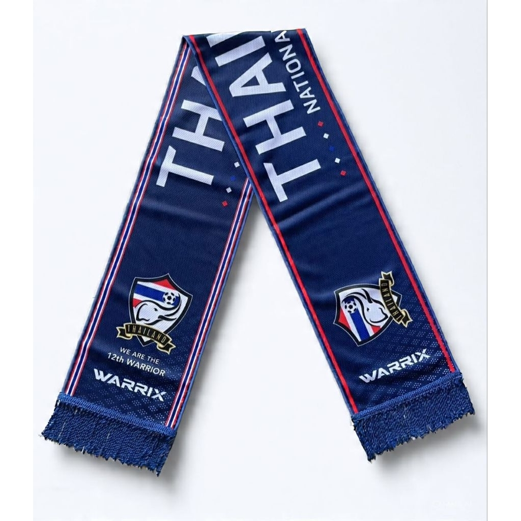 ผ้าพันคอทีมชาติไทย warrixสีกรม