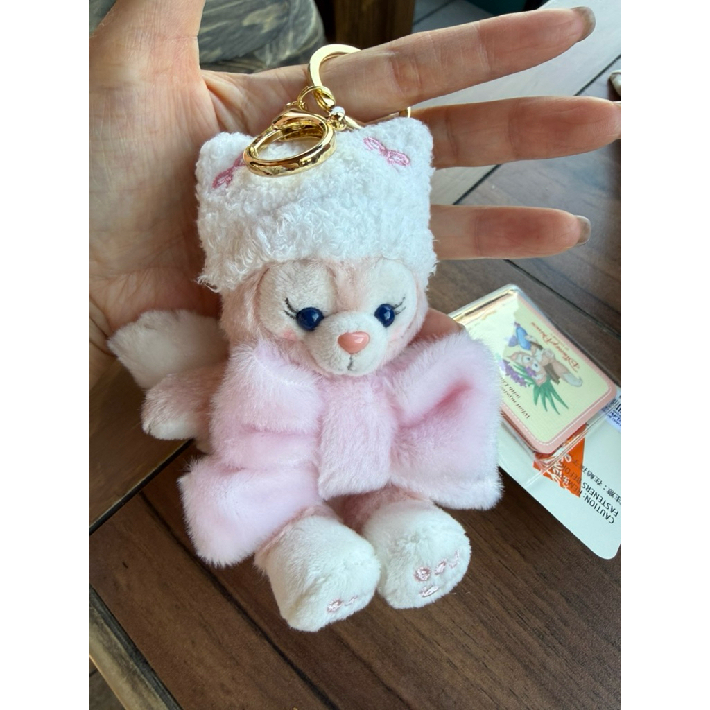 พร้อมส่งทันที🇹🇭 พวงกุญแจ LinaBell ribbon bow 🎀 Duffy and friends คอล winter ของแท้ จาก Hongkong Disneyland💯