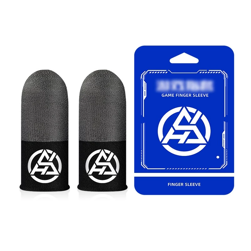 ถุงมือเล่นเกมส์ ทัชสกรีนแม่นยำ เกม Finger-cot การบล็อกสี E-sports Finger-cot ระบายอากาศได้ดี หน้าจอสัมผัสไวต่อการสัมผัส
