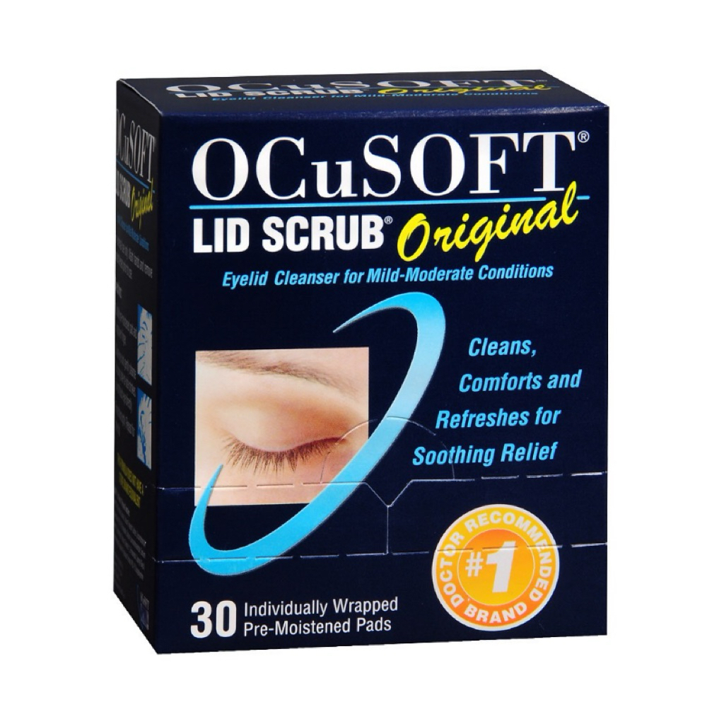 ราคาต่อซอง ออคคิวซอฟท์ กล่องน้ำเงิน ocusoft original pad exp แท้ % แบบแผ่นพร้อมใช้ 30 pads