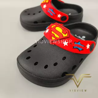 VIDVIEW มีส่งด่วน รองเท้าหัวโตเด็ก Adda 16802 เบอร์ 26-32 แบบสวม สำหรับเด็กชาย Superman