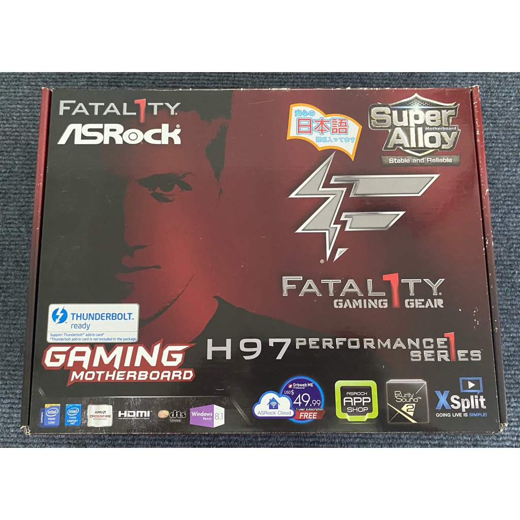 [Mainboard มือสองพร้อมซีพียู] Asrock Fatal1ty H97  + CPU Core i7-4790K + Ram ddr3 16 GB (ภาพสินค้าจร