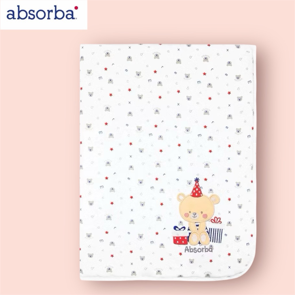 พร้อมส่ง ❗️ผ้าห่มนวมสำหรับเด็กแรกเกิด ถึง 2ปี Absorba 30*40 มือ1 แท้💯 ลายใหม่