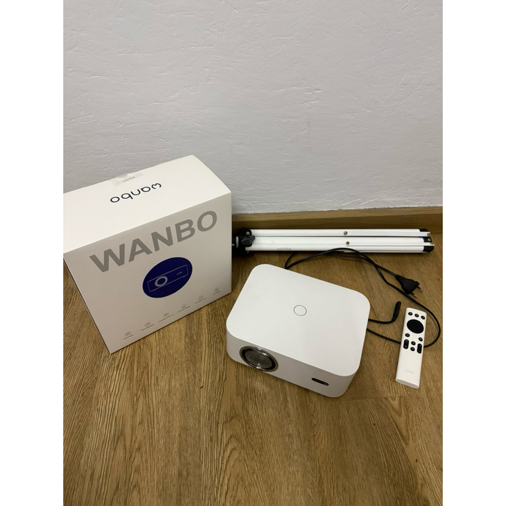 มือ ✌🏻 Wanbo X2 Pro support 1080P HD Projector โปรเจคเตอร์