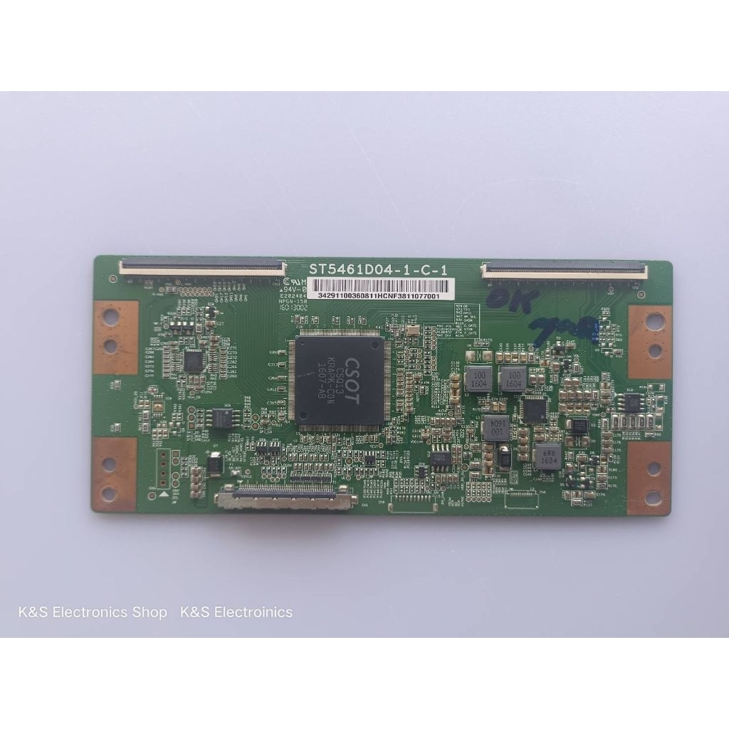 T-CON TCL รุ่น LED55Q7700 , LED55E5900 , LED55E5800 พาร์ท ST5461D04-1-C-1 อะไหล่แท้/ของถอดมือสอง รับ