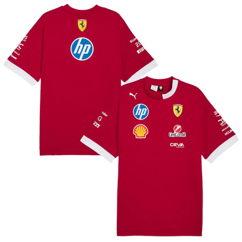 Scuderia Ferrari F1 Team polo และ Oversized พร้อมส่ง