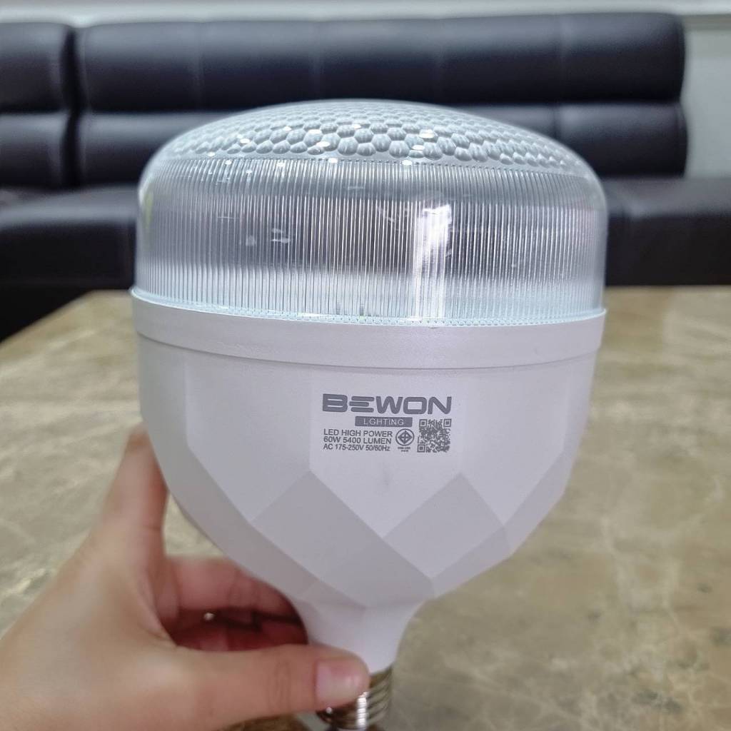 หลอดไฮพาวเวอร์ LED Bewon ขนาด 60 วัตต์ (หลอดไฟจับปลาหมึก/ล่อปลาหมึก)แสงสีเขียวและสีฟ้า ราคา ถูกที่สุด ดีลบีเคเค แกลเลอรีภาพที่ 5