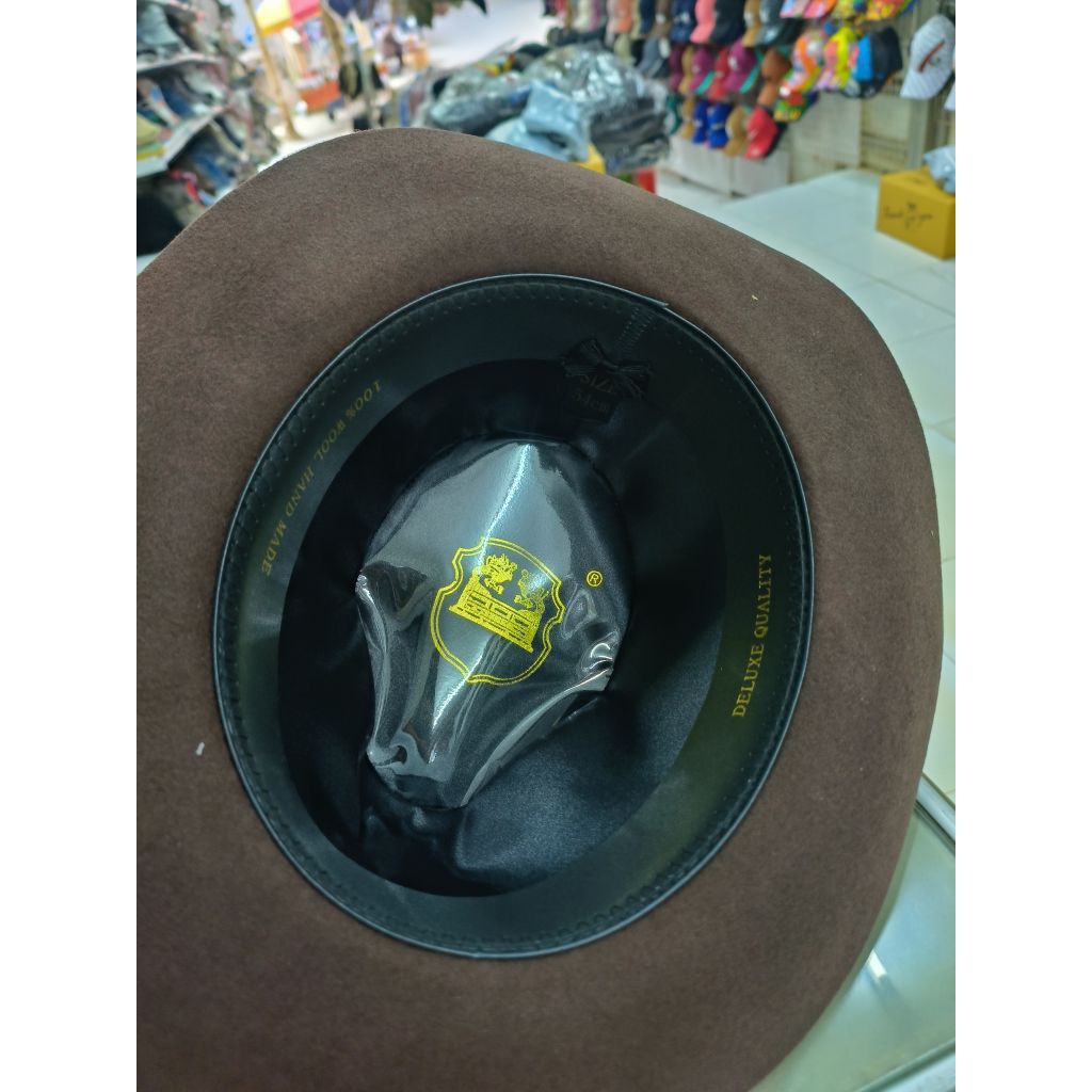 หมวกสักหลาดแท้ วินสั้น ผ้าหนา เกรดเอ พร้อมส่งจากประเทศไทย รูปที่ 3