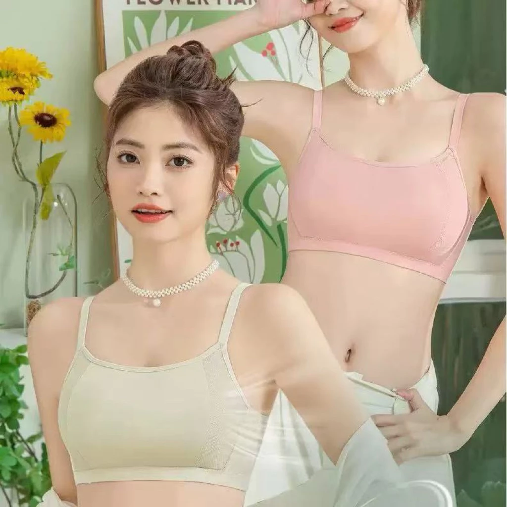 635 บราไร้โครง กระชับเก็บด้านข้างได้ดี ฟองน้ำระบายอากาศ ใส่สบาย ไม่ร้อน32-42AB