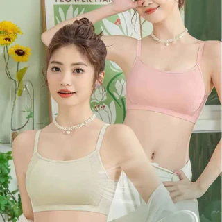 635 บราไร้โครง กระชับเก็บด้านข้างได้ดี ฟองน้ำระบายอากาศ ใส่สบาย ไม่ร้อน32-42AB
