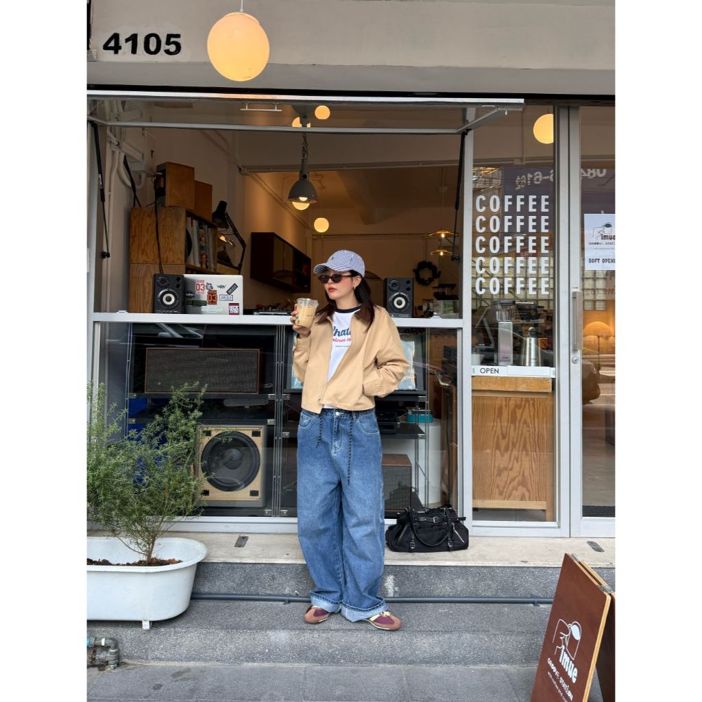 Lazy - C544 - Taylor Jacket - เสื้อแจ็คเกต สีน้ำตาล ซิปรูดด้านหน้า มีซับด้านในอย่างดี
