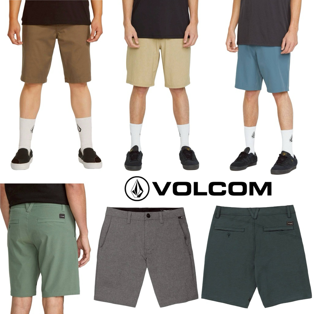 กางเกงขาสั้น Volcom frickin cross shred static hybrid short
