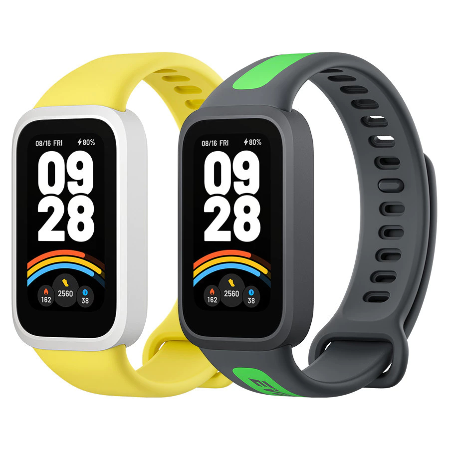 สายสำหรับรุ่น Xiaomi Band 9 Active สีเหลือง | เขียวสะท้อนแสง Xiaomi Band 9 Active