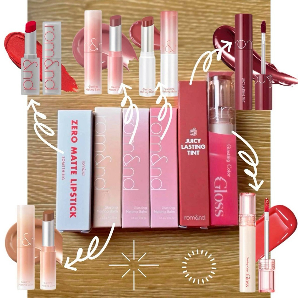 ส่งต่อ มือ1 ลิป lip rom&nd ของแท้100%