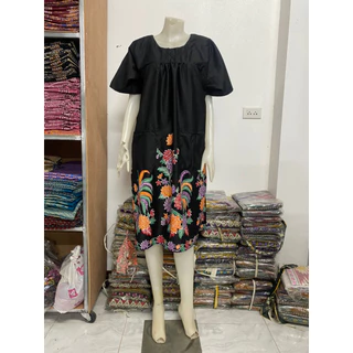 เสื้อผ้าใส่อยู่บ้าน-ผ้าปาเต๊ะ-สุดนอน-เสื้อคนแก่-ตัวใหญ่-อก50นิ้ว-สุดนอนผู้ใหญ่