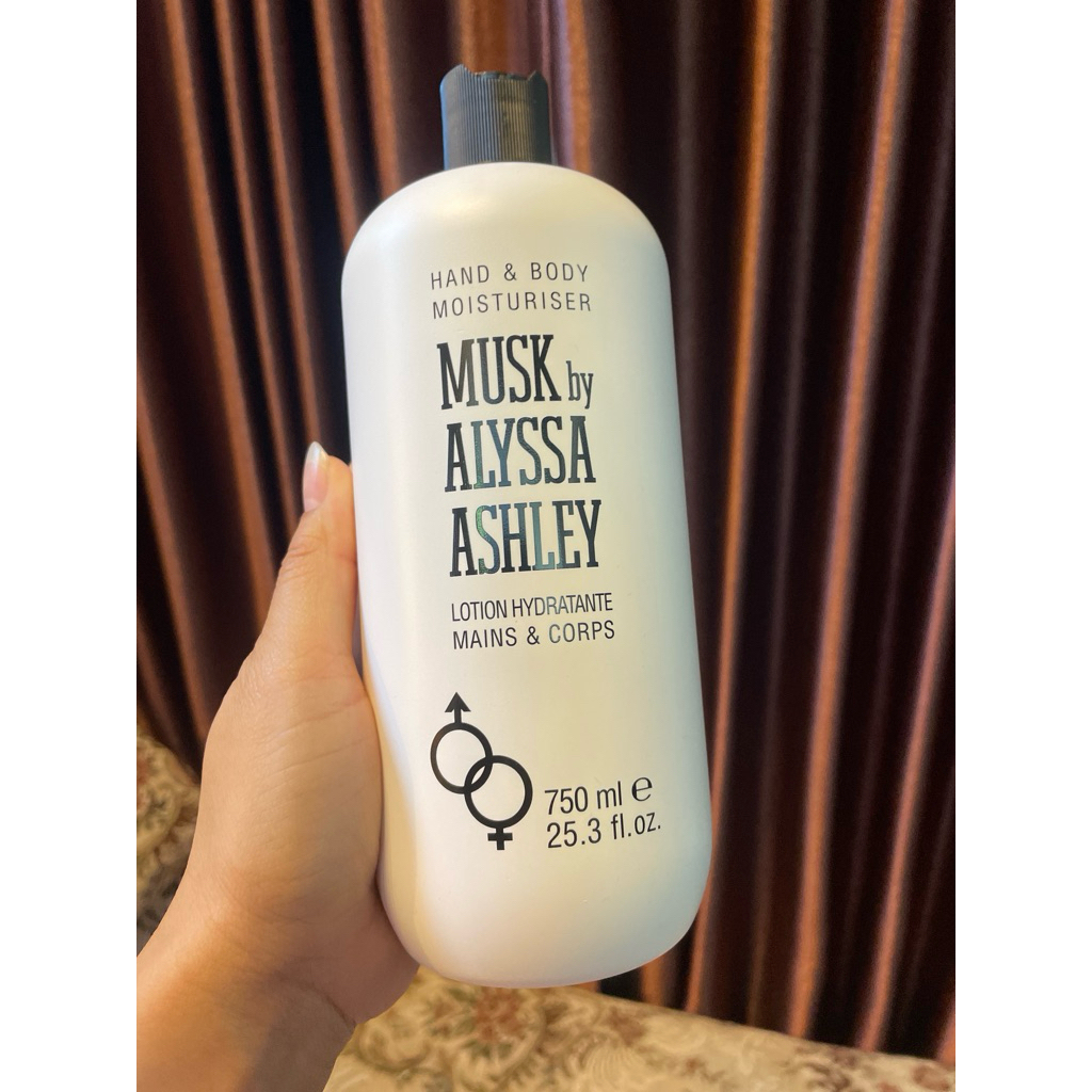 Alyssa Ashley Musk By Alyssa Ashley Hand and Body Lotion 750ml. ของแท้