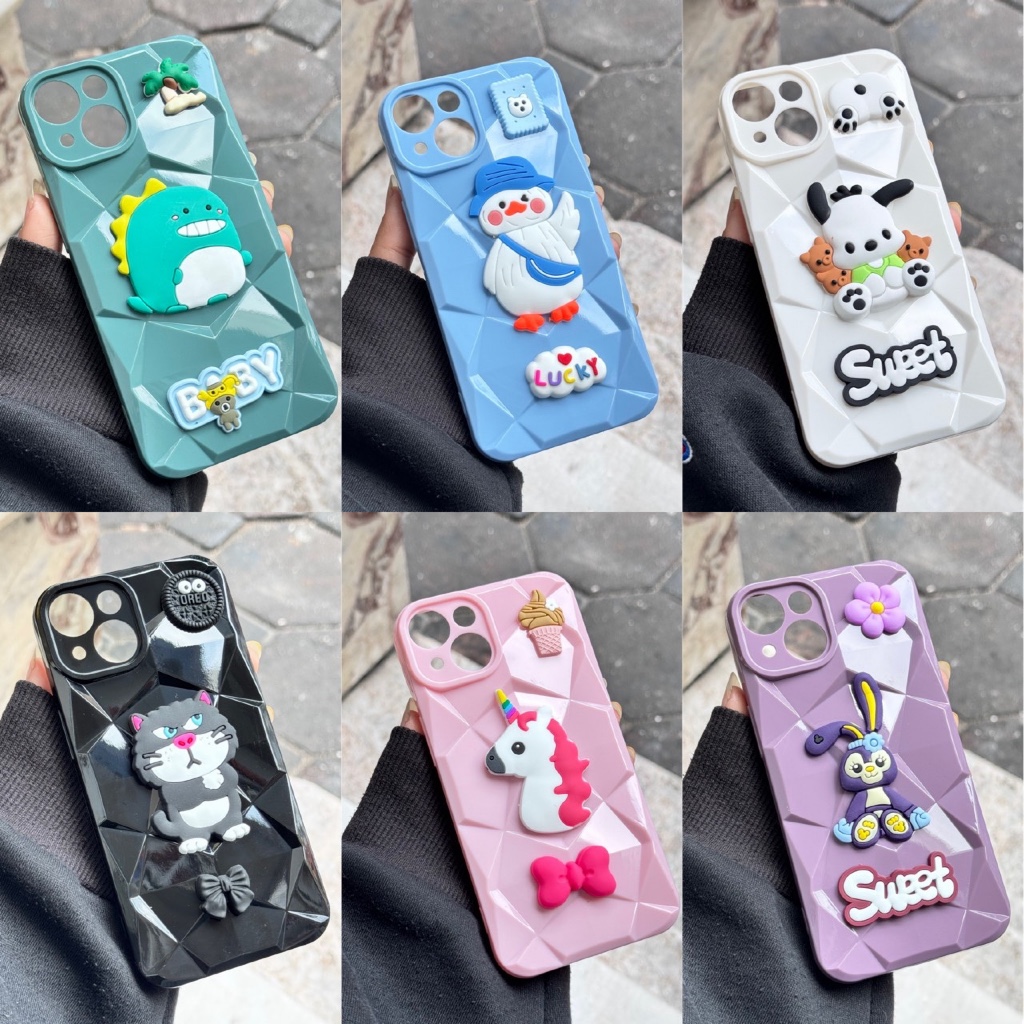 (ส่งเร็ว1-2วัน) เคสลายการ์ตูน OREO CASE iPhone 11 13 14
