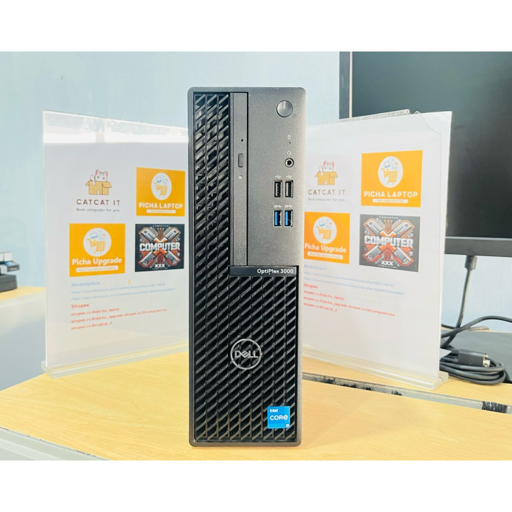 PC DELL Optiplex 3000 i5-12500 3.0Ghz,RAM8,M.2 256GB+HDD1TB มือสองสภาพดี