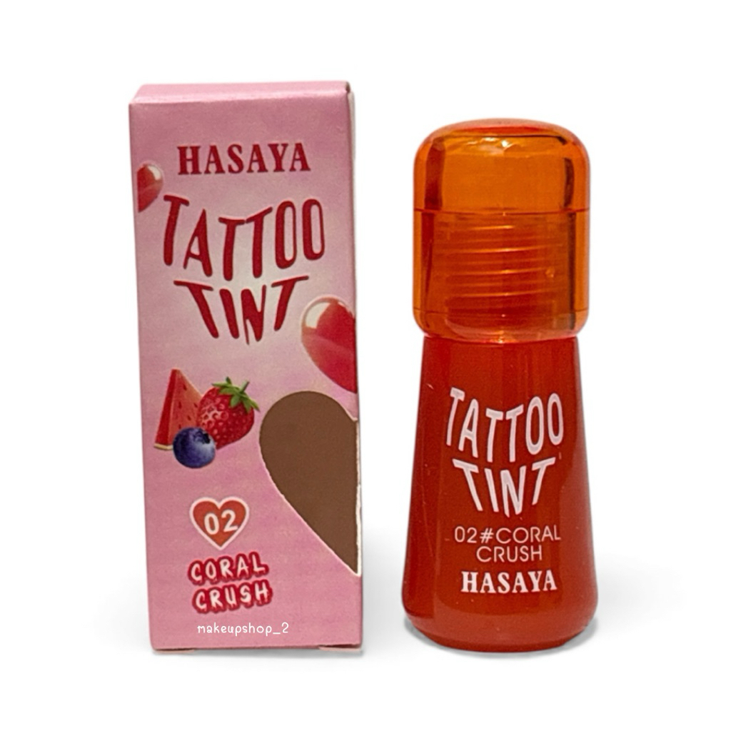 ลิปทิ้น HASAYA TATTOO LIP TINT ลิปติ้นท์ ติดทน กันน้ำ สีทิ้งสเตน เช็ดไม่หลุด - รูปที่ 2