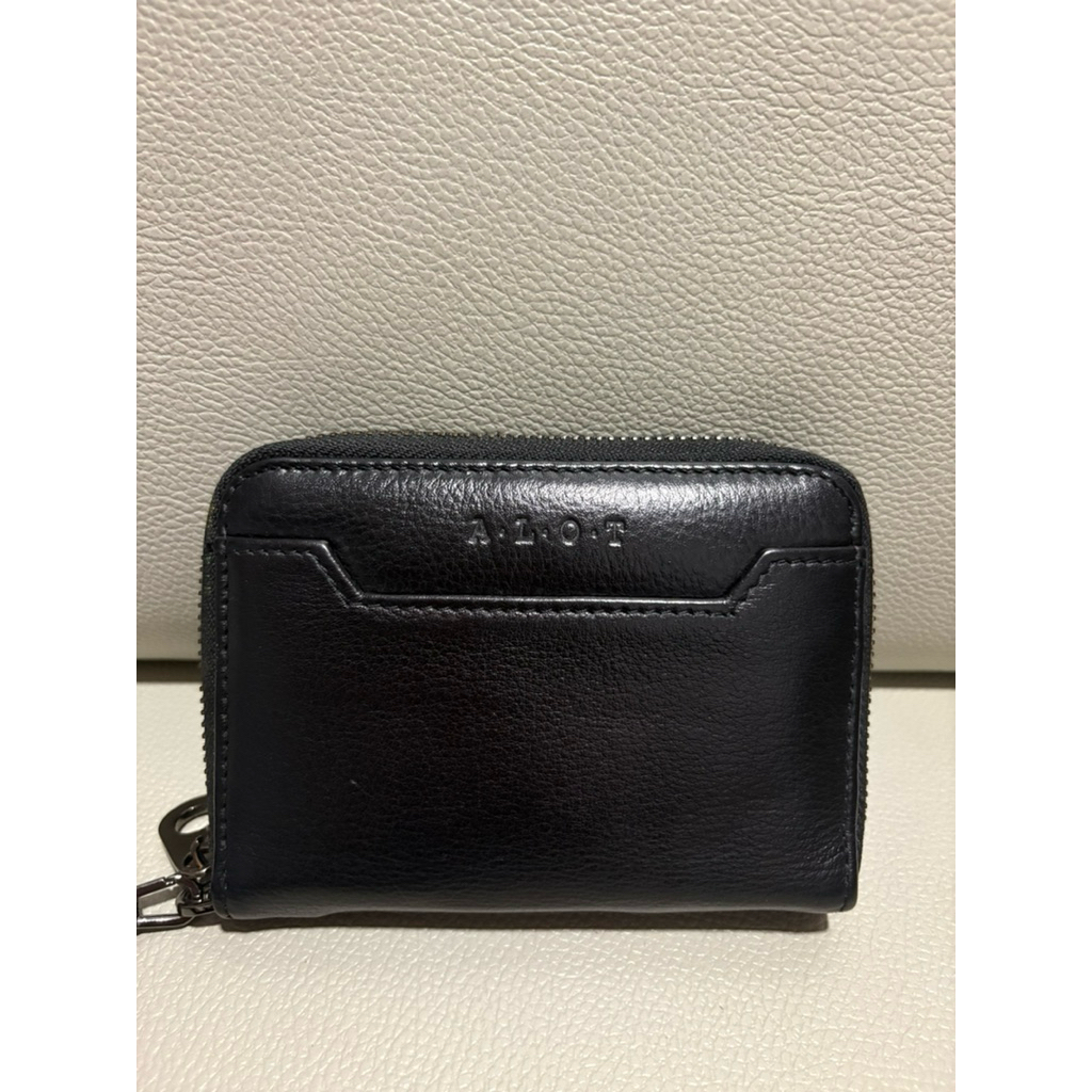 ALOT กระเป๋าสตางค์ใบสั้น รุ่น Mini Chamois Serie สีดำ มือสอง