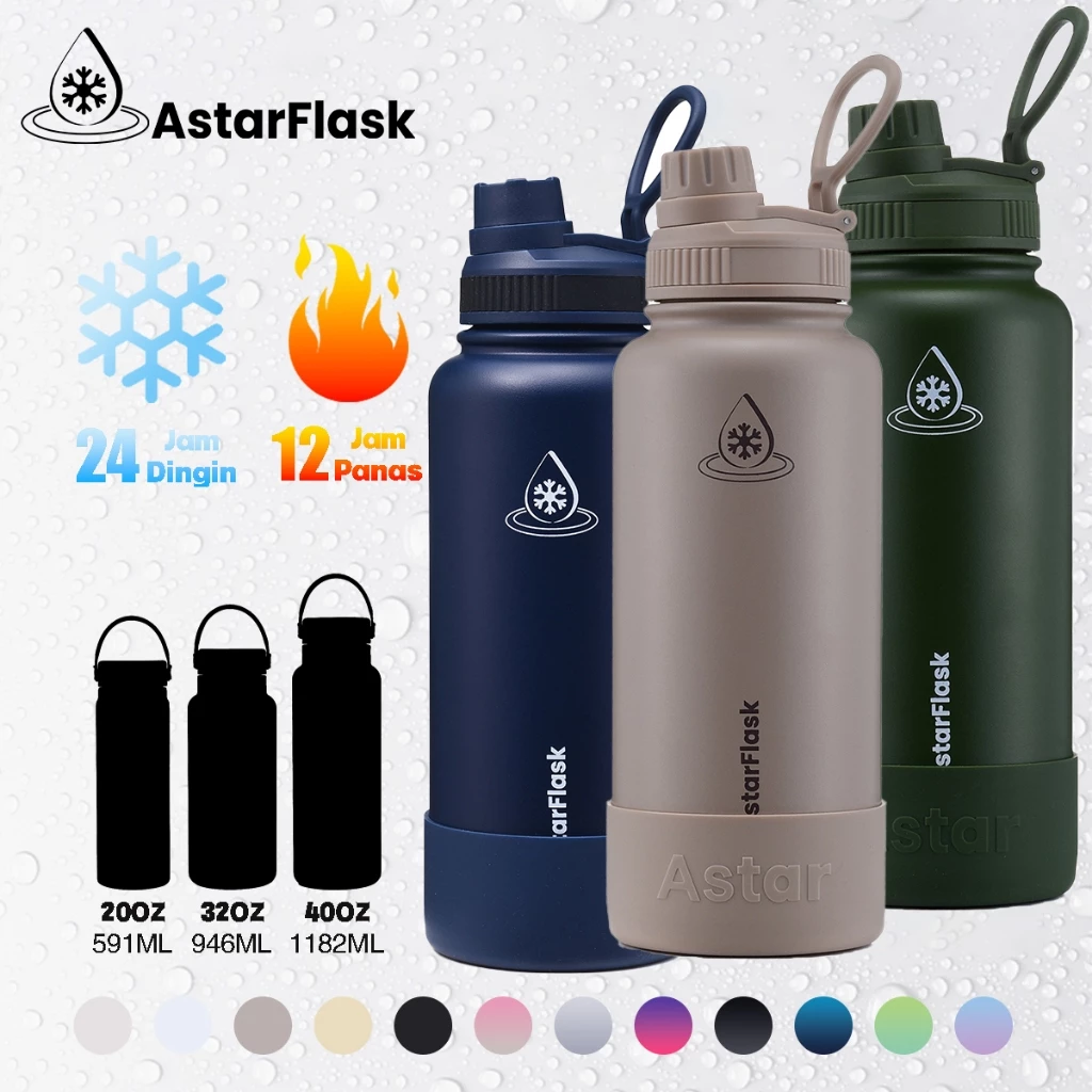 AstarFlasks 16oz 22oz 32oz 40oz แก้วนํ้าเก็บความเย็น แก้วเก็บความเย็น เย็น แก้วสแตนเลส แก้วน้ำสูญญากาศ กระติกน้ำ