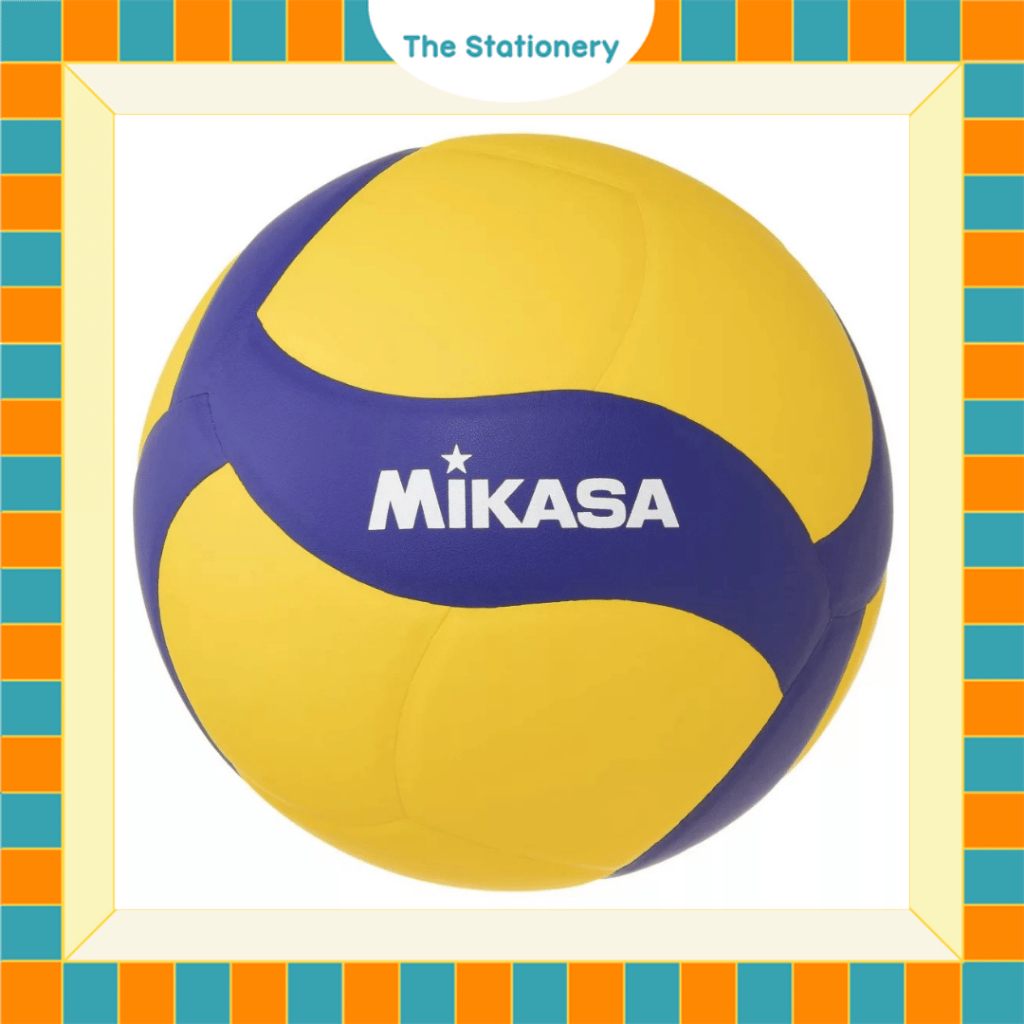 Mikasa v330w วอลเลย์บอล FIVB Volleyball ‎FIVB with inflator Blue Yellow 5