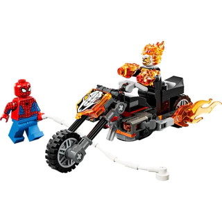 (ส่งด่วนภายในวันได้) Lego Marvel 76335 Spider-Man vs. Ghost Rider Motorcycle