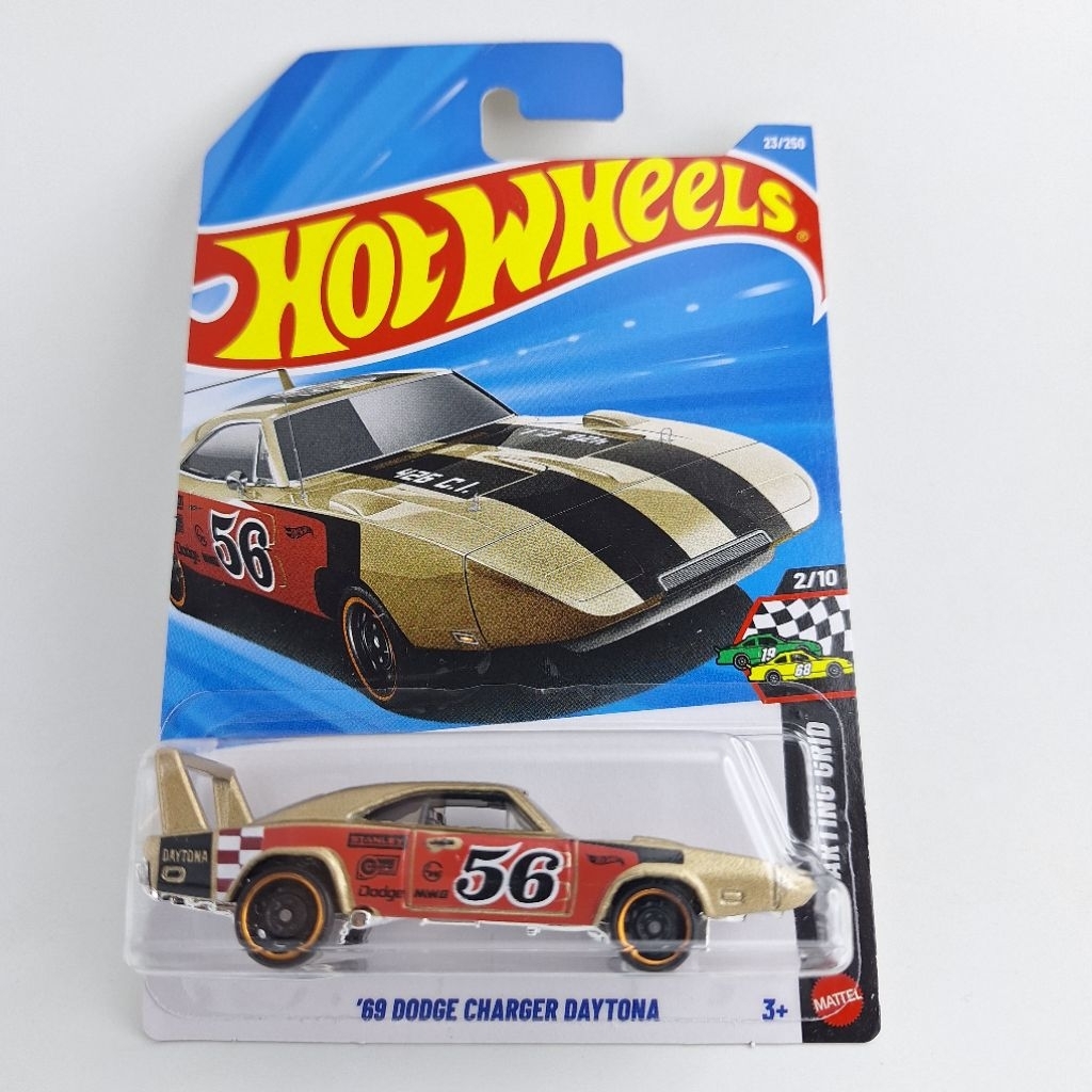 รถเหล็ก Hotwheels 69 DODGE CHARGER DAYTONA เบอร์ 56 (ib05)