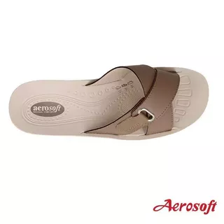 Aerosoftรองเท้าแตะผู้หญิงเพื่อสุขภาพ ลำลองเดินเบาสบายเท้าเปิดส้น งานสวย แอโรซอฟรุ่น Easy21