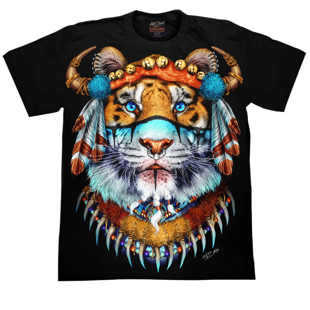 เสื้อยืดสกรีนเรืองแสง ROCK CHANG HD143