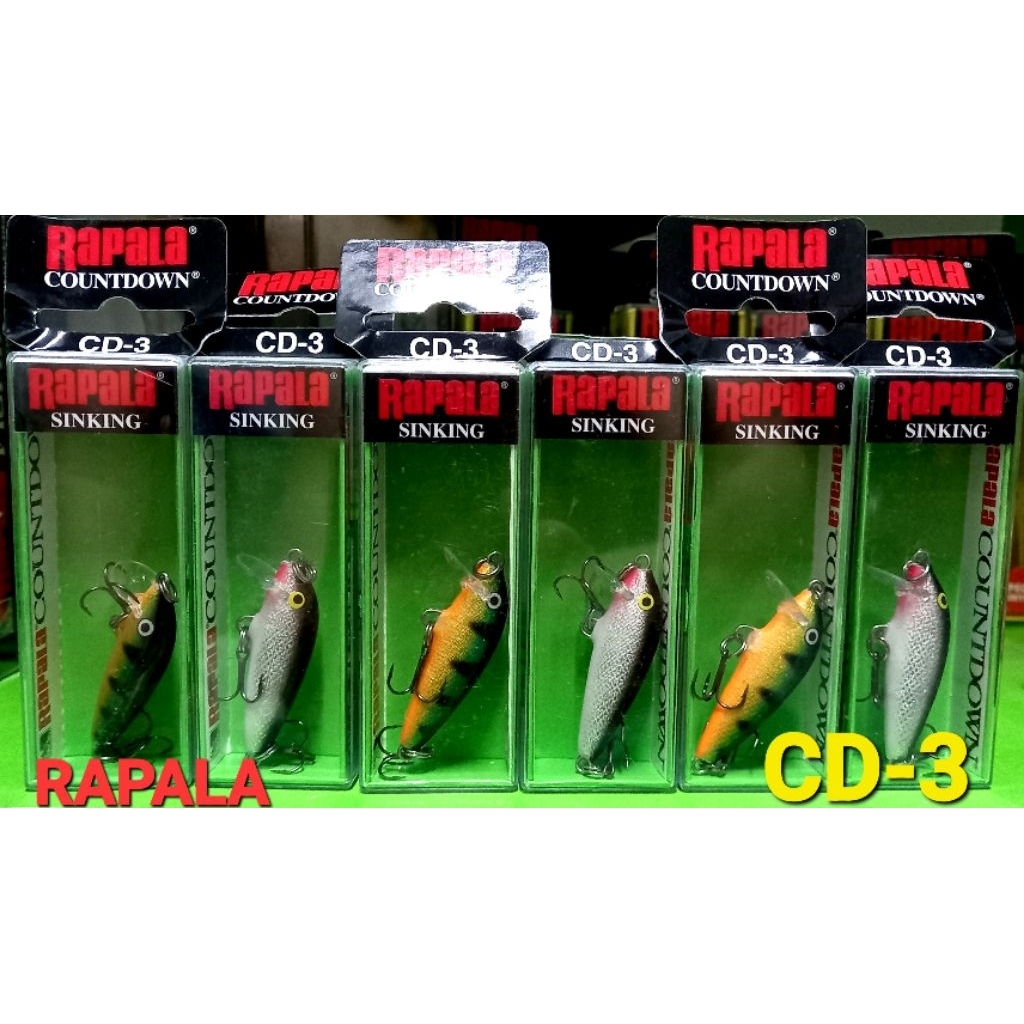 เหยื่อปลอมตกปลา RAPALA Count down CD-3