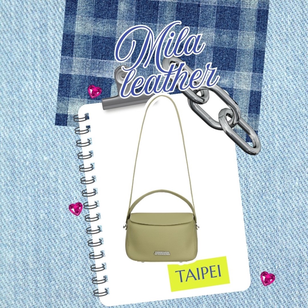 MILA LEATHER BAG - TAIPEI