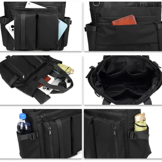 BAGB075 END&START กระเป๋า Tote/สะพายข้าง ใส่ 13 นิ้ว/A4 มีช่องรอดคันชักกระเป๋า ช่องเก็บของหลายชั้น