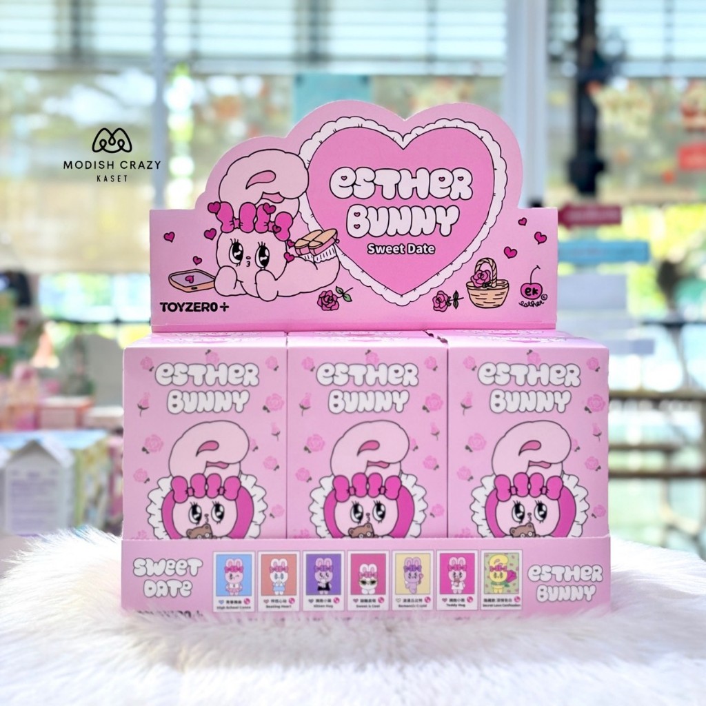 TOYZERO+ •  Esther Bunny Sweet Date Plush Keychain - Blind Box