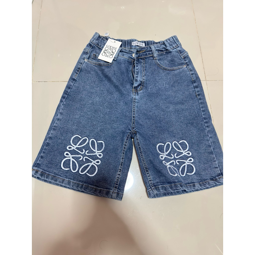 กางเกงยีนส์ขาสั้น Loewe