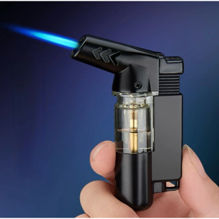 K1 ไฟฟู่ กันลม ไฟแช็คแก๊สฟู่ 4สี ไฟแช็ค เติมแก๊สได้ ปรับระดั…