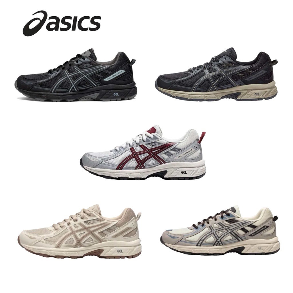 🍒ของแท้ 100 %🍒ASICSGel-Venture 6รองเท้ากีฬา‌ รองเท้ากีฬา‌ป้องกันลื่นมีระบายอากาศ