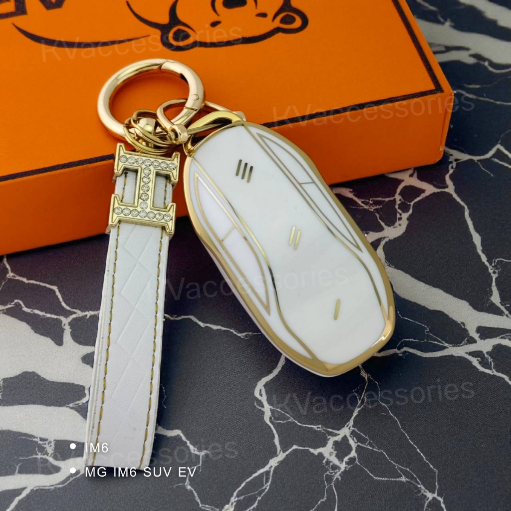 ซองกุญแจ TPU พร้อมพวงกุญแจ สำหรับ เอ็มจี MG IM6 SUV EV 2025 2026