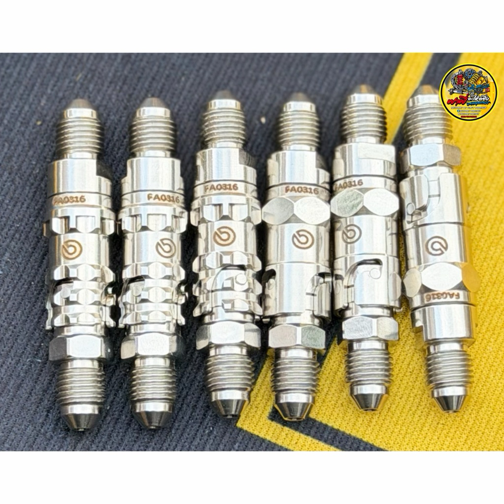 วาว์ลปลดเลส ปลดได้จิง ใช้งานได้จริง เลสแท้ ไม่ขึ้นสนิม สำหรับสายเบรคใส่ปลดวาวล์