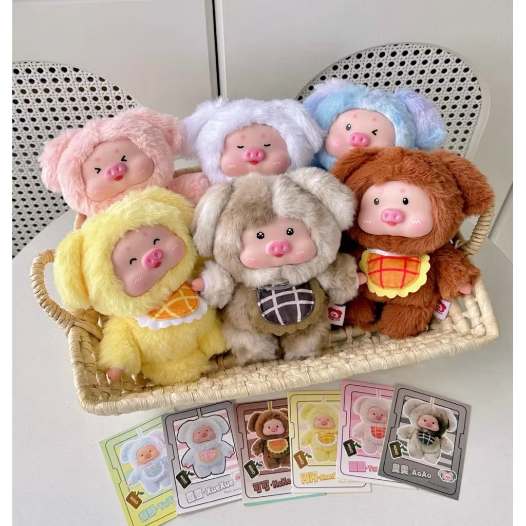 🐷พร้อมส่งทันที🐷กล่องสุ่ม น้องหมู mino pig rukcute 💨แบบสุ่มลุ้นตัว💨