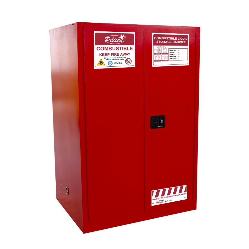 "PELICAN" ตู้เก็บสารเคมีกันการสันดาป