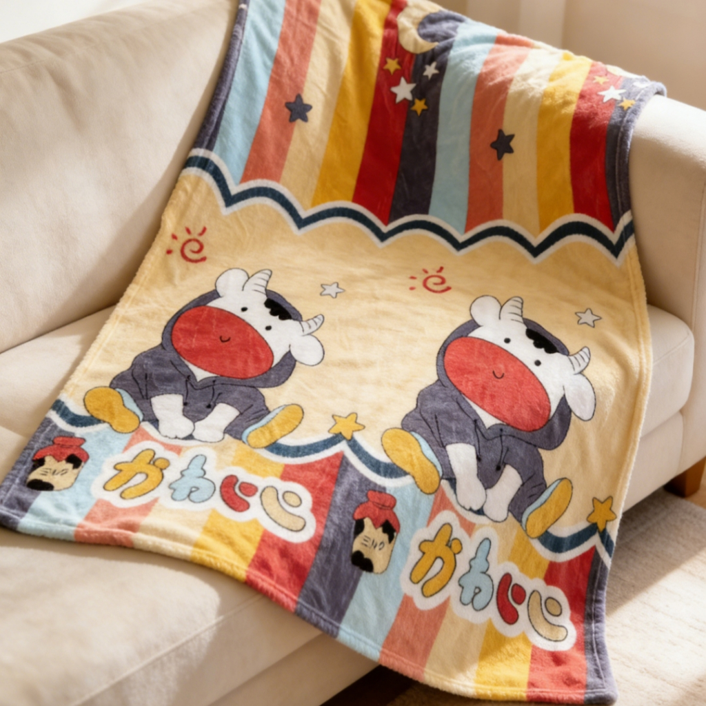 🌟พร้อมส่งจากกทม🌟ผ้าห่มนาโน แบบหนาลายการ์ตูน ผ้าห่มนาโนคุณภาพดี ห่มสบาย อุ่น นุ่มนิ่ม กันหนาวได้-OHM
