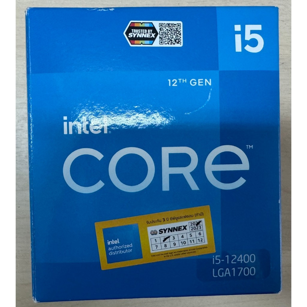 INTEL CORE i5-12400 (มือสอง)