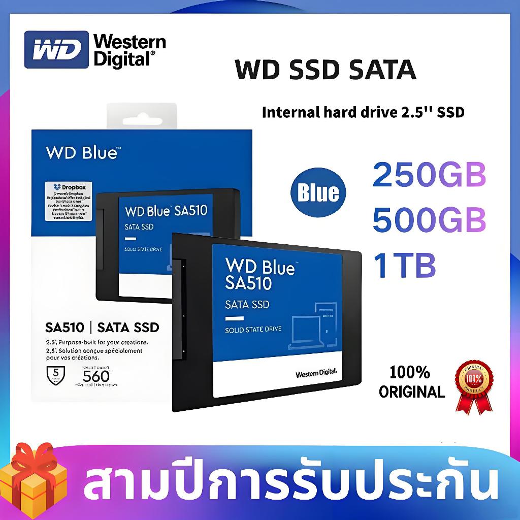 ความเร็วสูง WD SSD-Blue SA510 SSD Internal hard drive 250GB 500GB 1TB SATA3 2.5'' Solid state drives