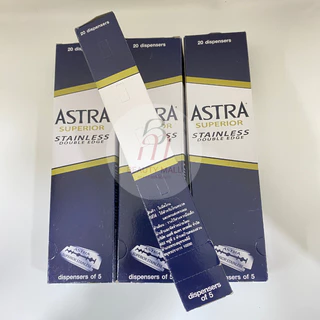 Astra ใบมีดโกน 2 คม 20 กล่อง 100ใบ .