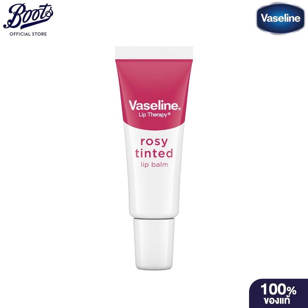 Vaseline Lip Therapy Rosy Tinted Lip Balm 10 G วาสลีน ลิป เทอราพี โรซี่ ทินท์ ลิป บาล์ม 10 กรัม